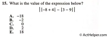 15. What is the value of the expression below?